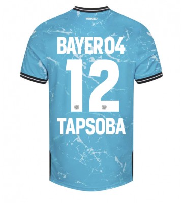 Bayer Leverkusen Edmond Tapsoba #12 Tercera Equipación 2023-24 Manga Corta